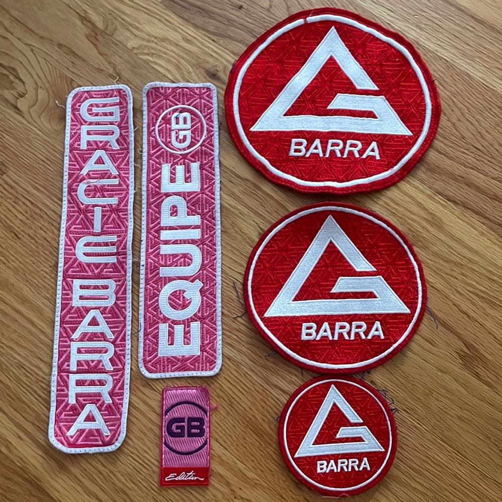 Gracie Barra Jiu Jitsu Gi Patches